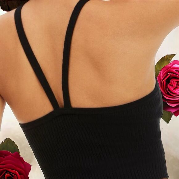 NWT Good American Crop Sweater Tank Top Shirt -5/6 ( 2XL / 3XL ) - Picture 2 of 5